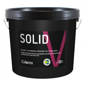 COLOREX SOLID V краска алкидно-акрилатная для наружных деревянных поверхностей