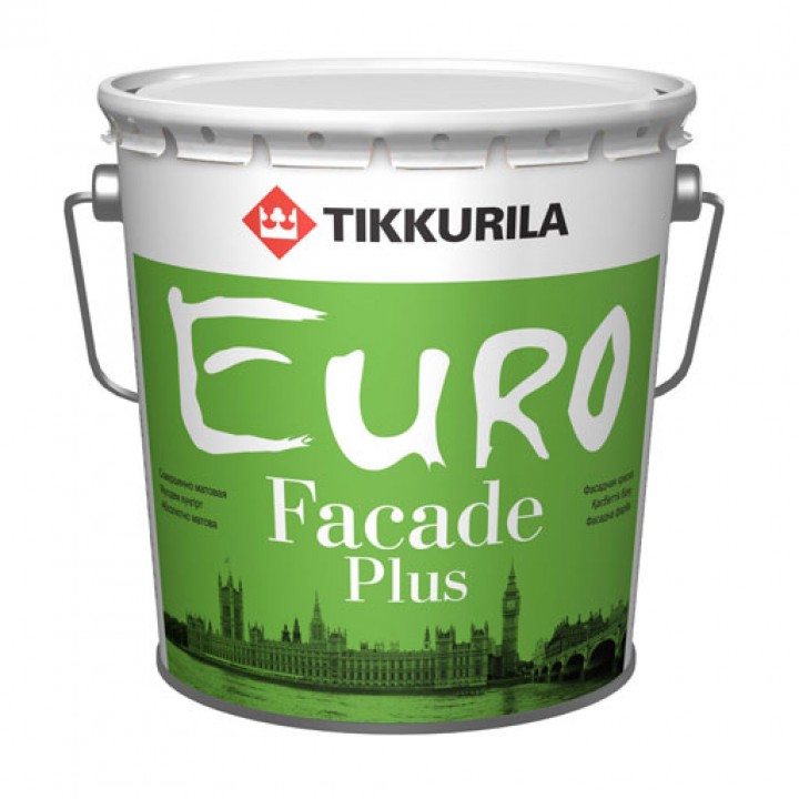 TIKKURILA EURO FACADE PLUS краска фасадная акриловая с силиконом