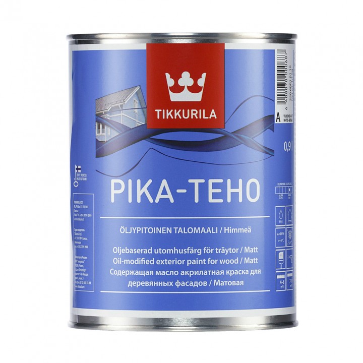 TIKKURILA PIKA-TEHO краска акрилатная фасадная для дерева