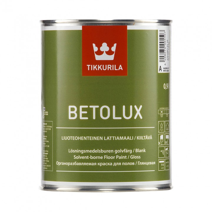 TIKKURILA BETOLUX краска для бетонных и деревянных полов