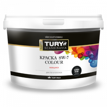 TURY SW-7 COLOUR краска для стен и потолка